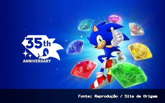 SEGA celebra 35 anos de Sonic the Hedgehog 