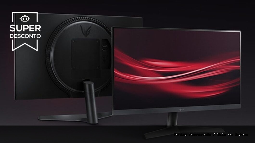 Volta às aulas: Monitor LG 24″ Full HD de 180 Hz tem 43% OFF em até 10x