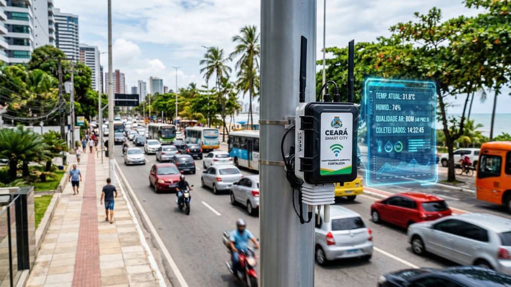 A cidade que instalou sensores nas ruas para entender onde o calor fica mais intenso