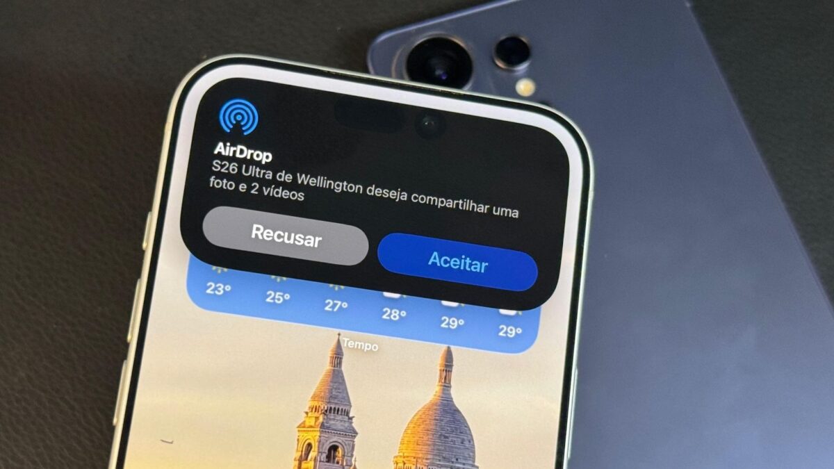 AirDrop entre celulares Samsung e iPhones já funciona no Brasil: nós testamos