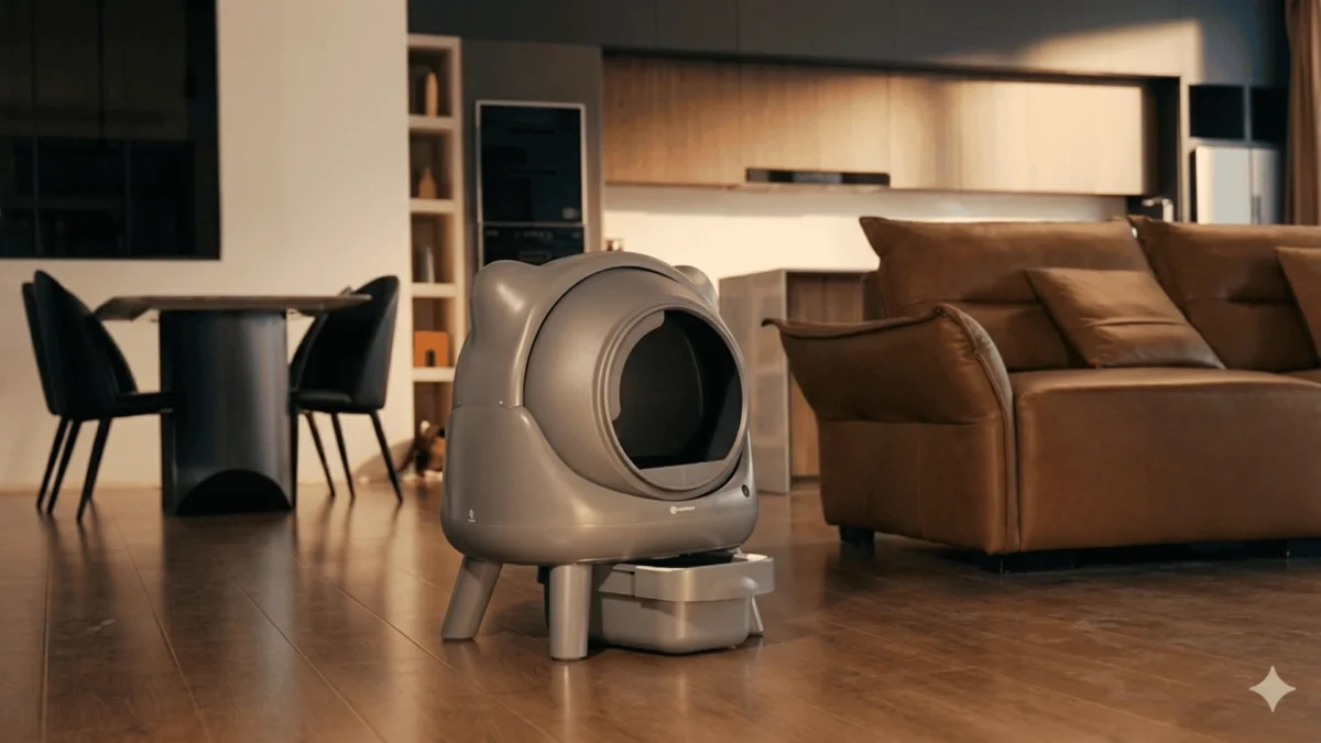 Amicura Cura X1: caixa de areia inteligente traz mais conforto e limpeza para o seu gato