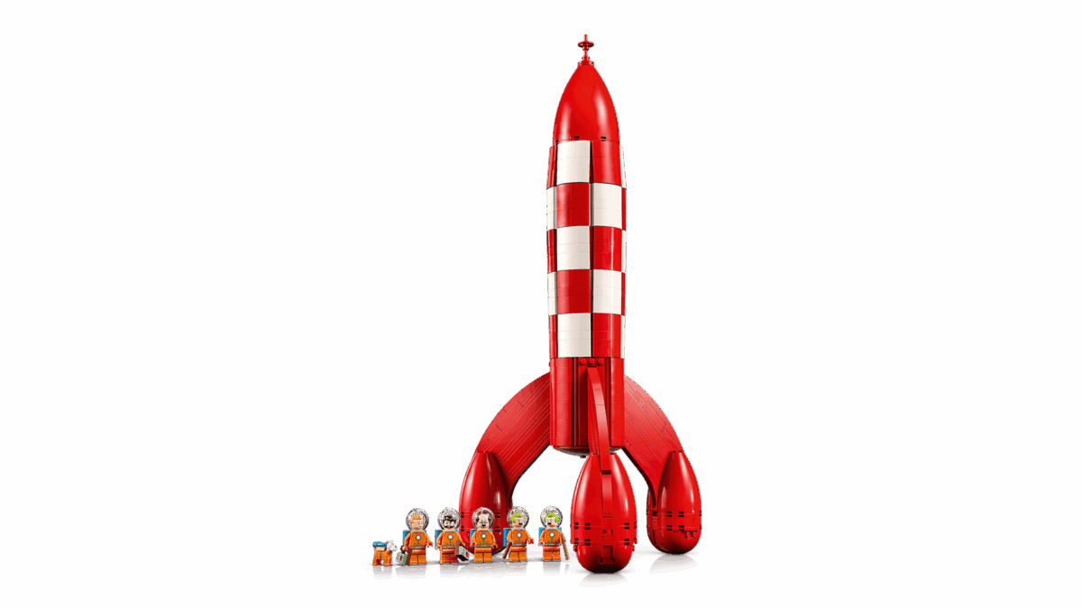 Aterrissagem na Nostalgia: LEGO Lança o Primeiro Set do Tintim com o Foguete Lunar!