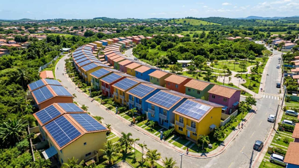 Casas comuns estão virando usinas solares no Brasil