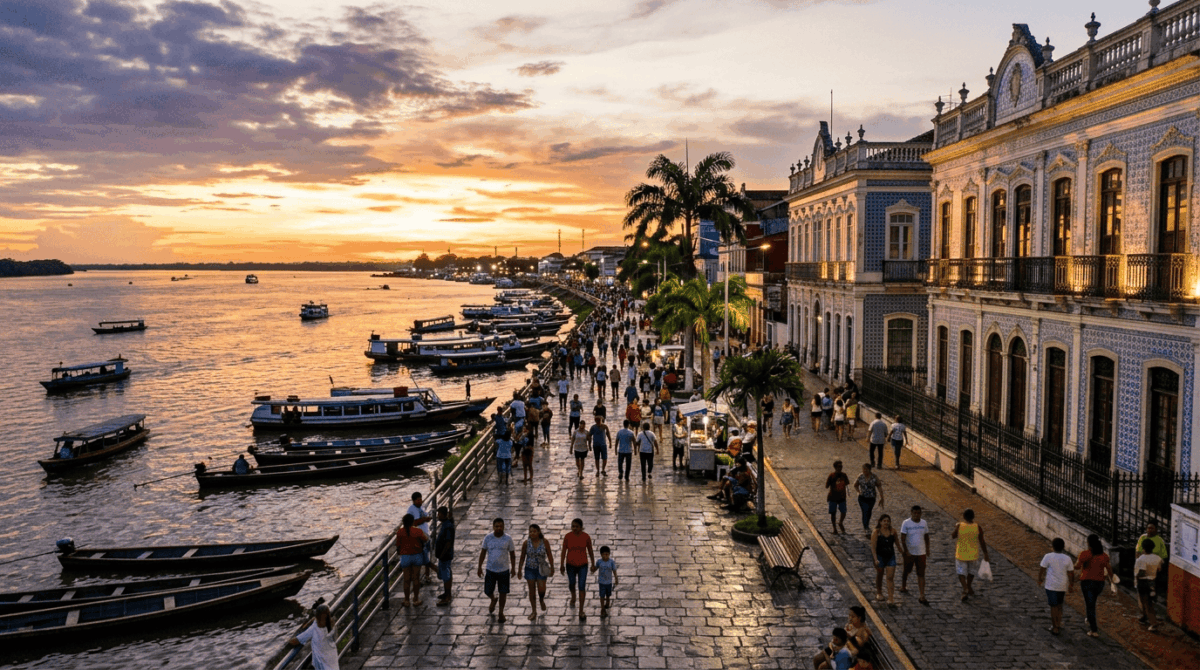 Com 500 mil habitantes, essa cidade cresce sem nenhuma estrada chegar até ela