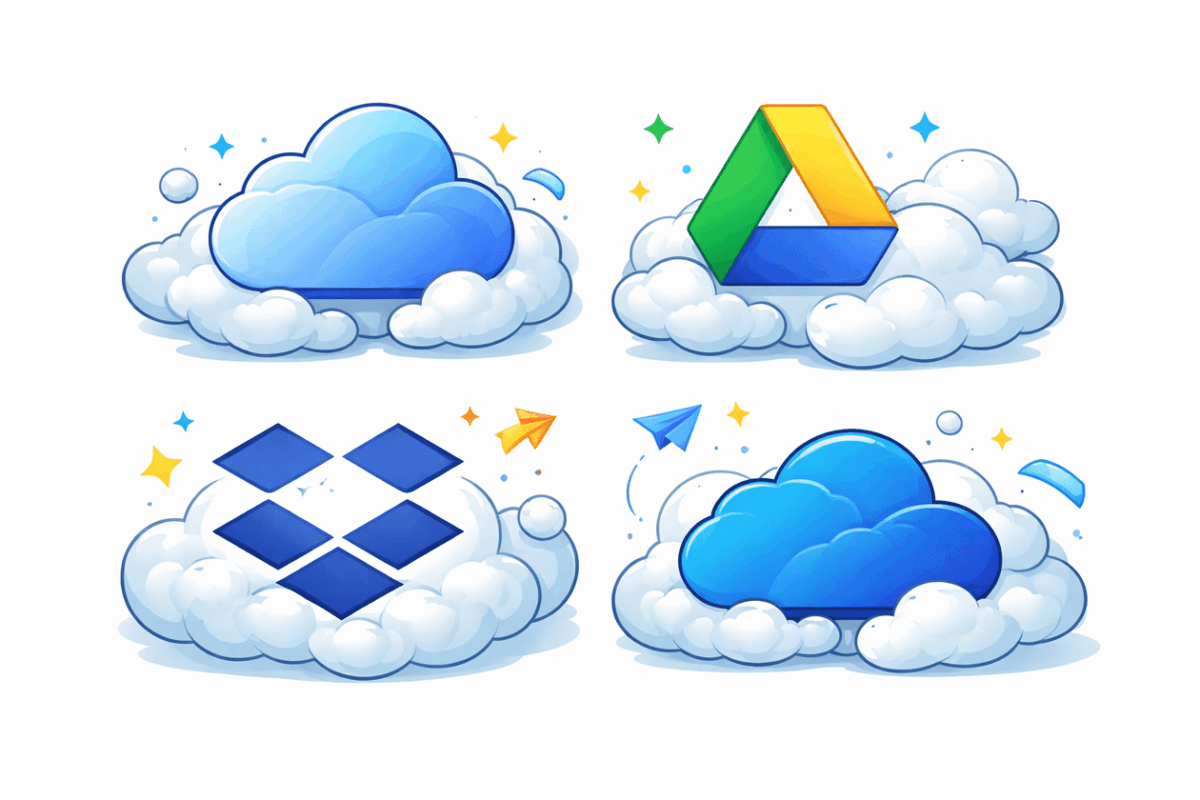 Comparativo: iCloud vs. Google Drive vs. OneDrive vs. Dropbox