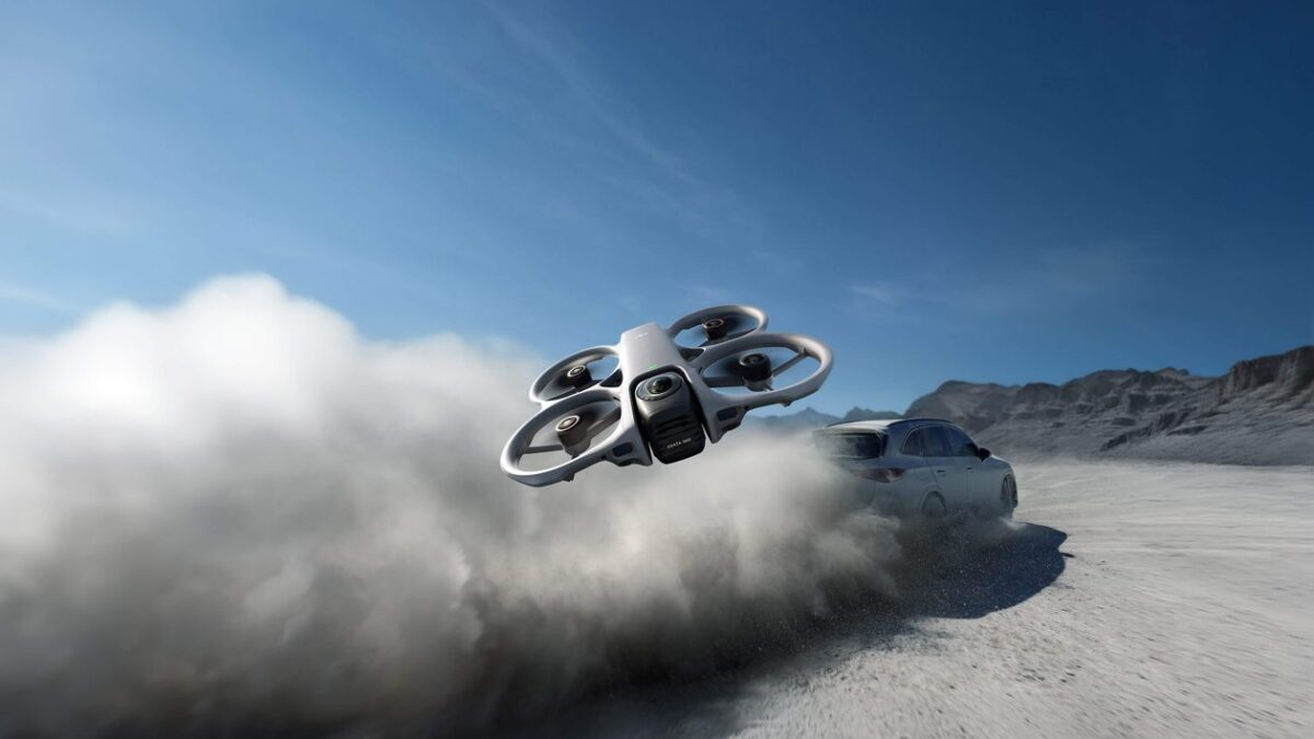 DJI lança o drone Avata 360, concorrente mais barato do Antigravity A1