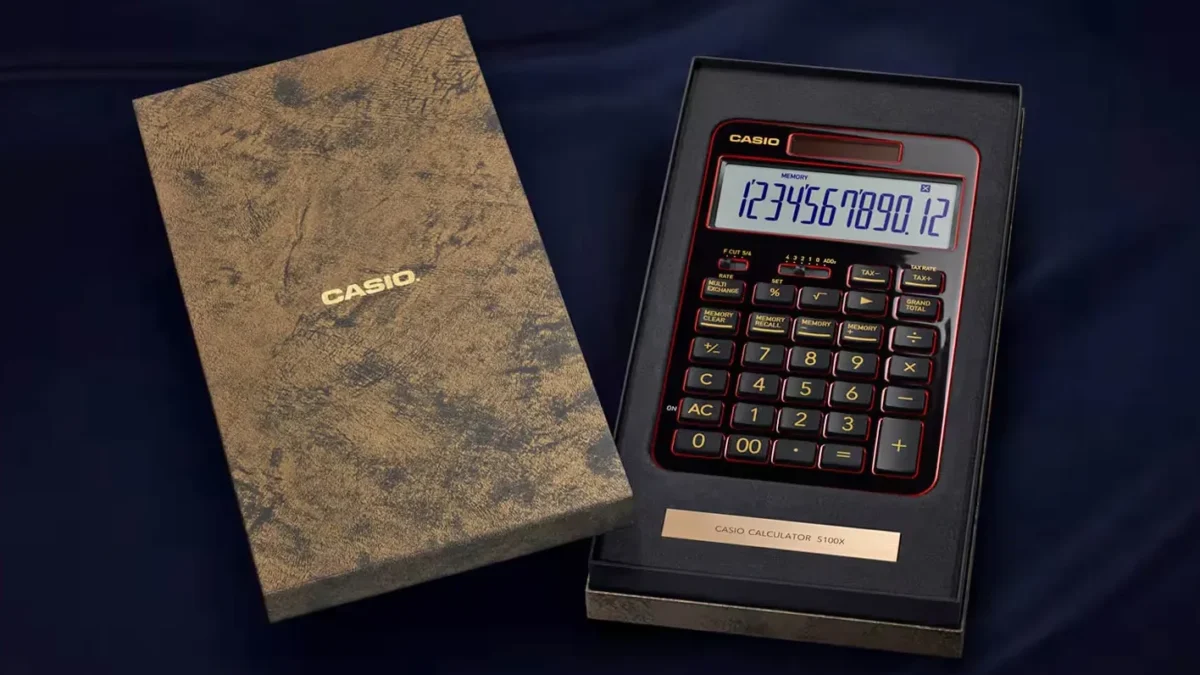 Esta calculadora da Casio custa mais de R$ 3 mil