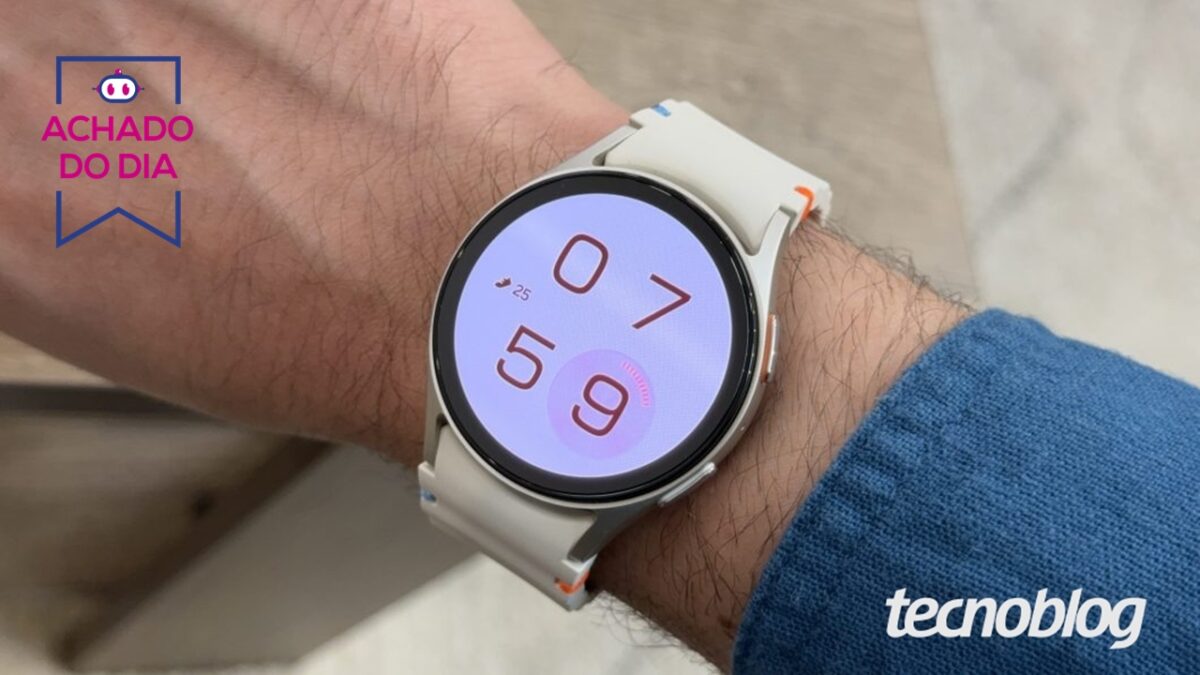 Galaxy Watch 7 recebe desconto de 61% em oferta e sai por menos de R$ 1 mil