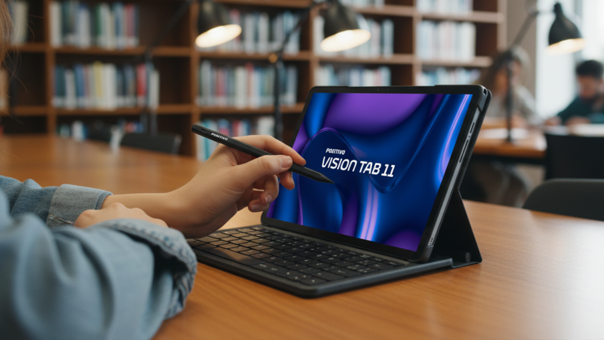 Positivo lança Vision Tab 11 com 4G e caneta digital na caixa
