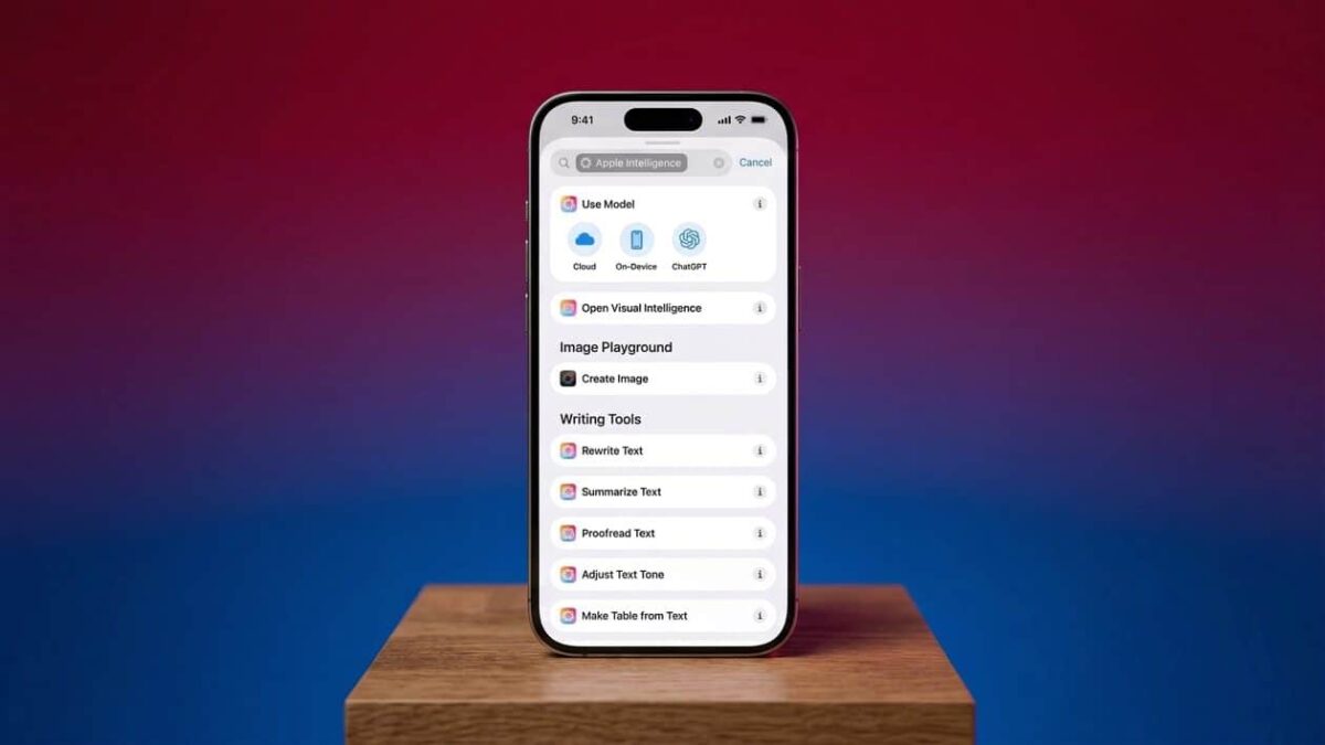 Rumor: app Atalhos no iOS 27 poderá criar ações usando modelos de IA