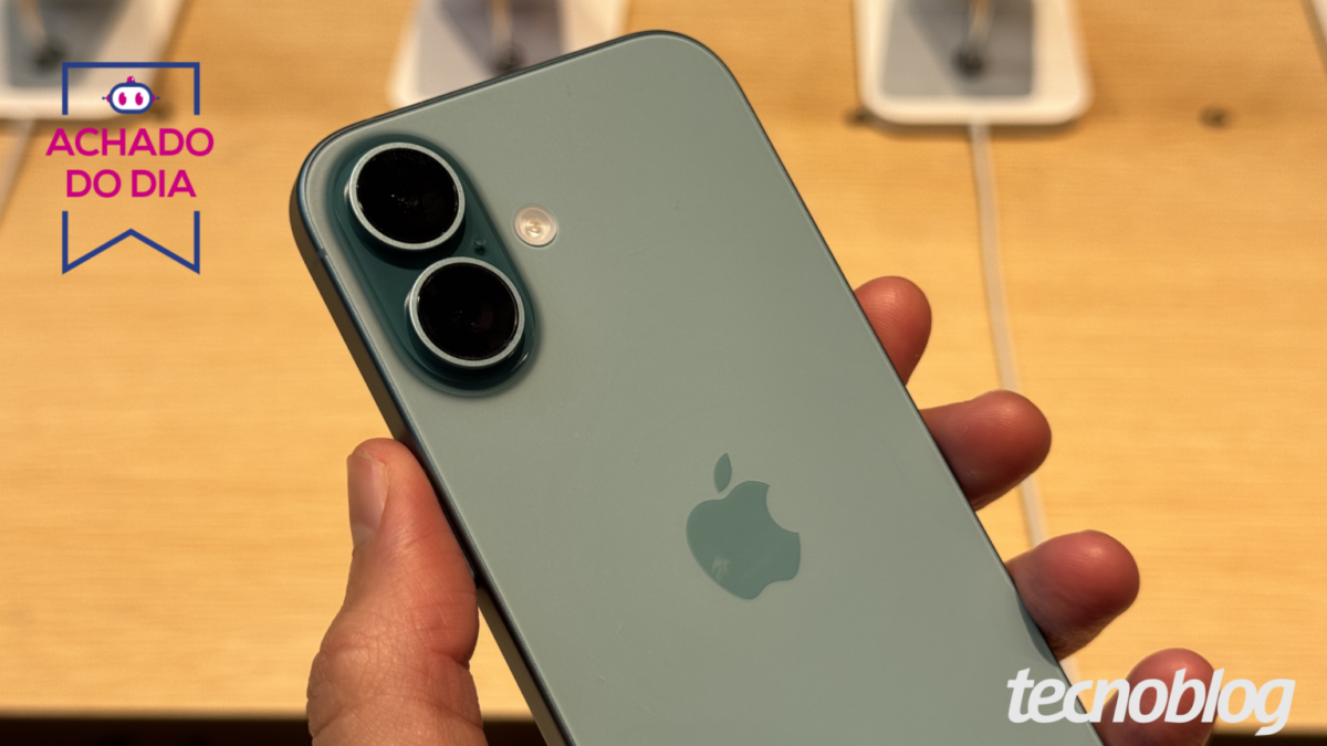 iPhone 16 (256 GB) despenca 41% em promoção no Mercado Livre