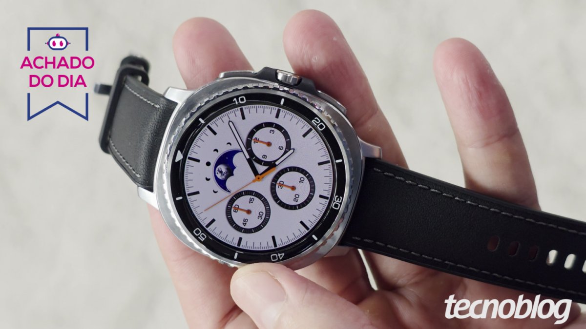 Galaxy Watch 8 Classic tem melhor oferta que já vimos com 50% de desconto