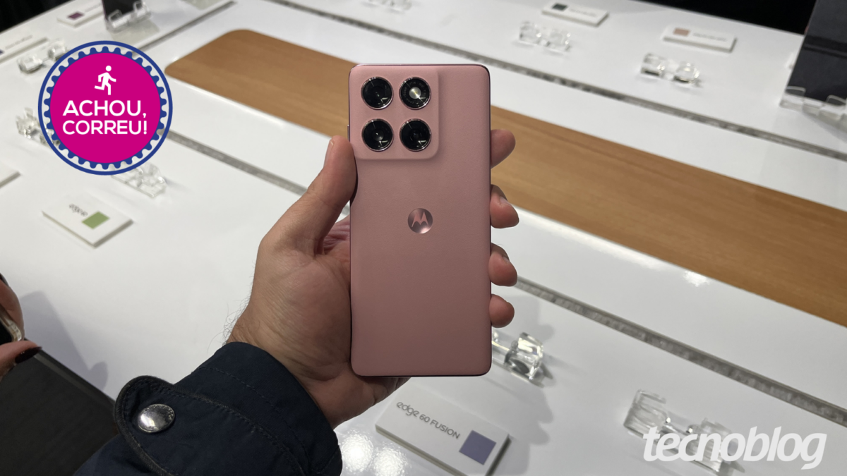 Motorola Edge 60 Fusion (256 GB) tem redução de 41% em oferta no Mercado Livre
