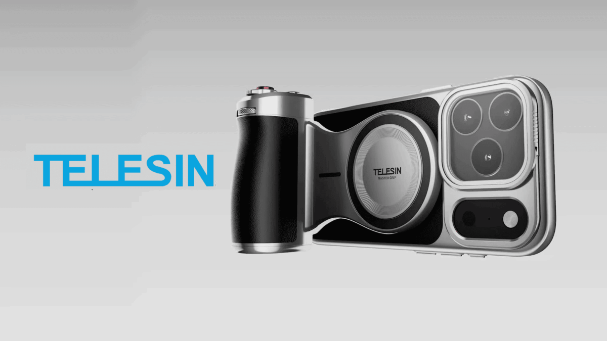Tem iPhone 17 Pro/Pro Max? Conheça o kit de fotografia profissional TELESIN Master Grip