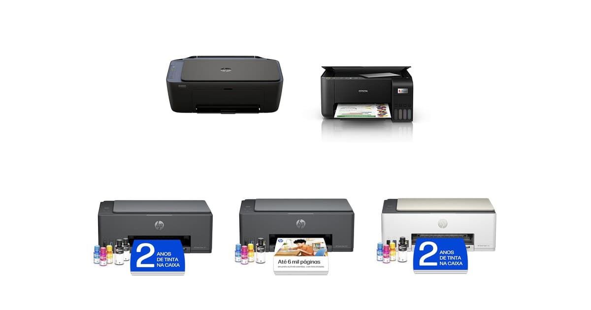 4 ofertas de impressoras que valem a pena conferir agora