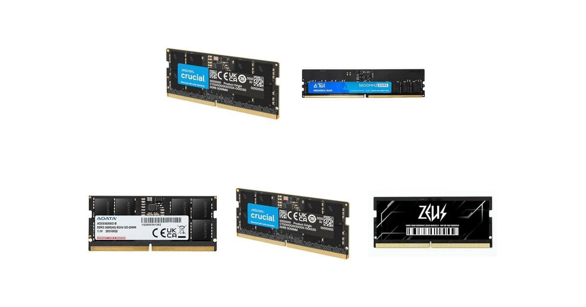 5 ofertas de Memórias RAM DDR5 que vale a pena conferir agora