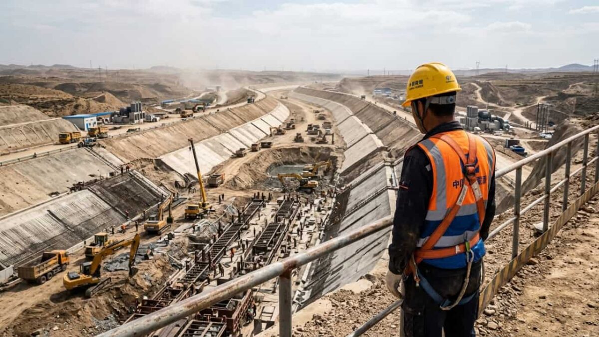 A China quebra qualquer recorde conhecido e constrói um rio artificial de 2.000 km para levar água ao norte do país