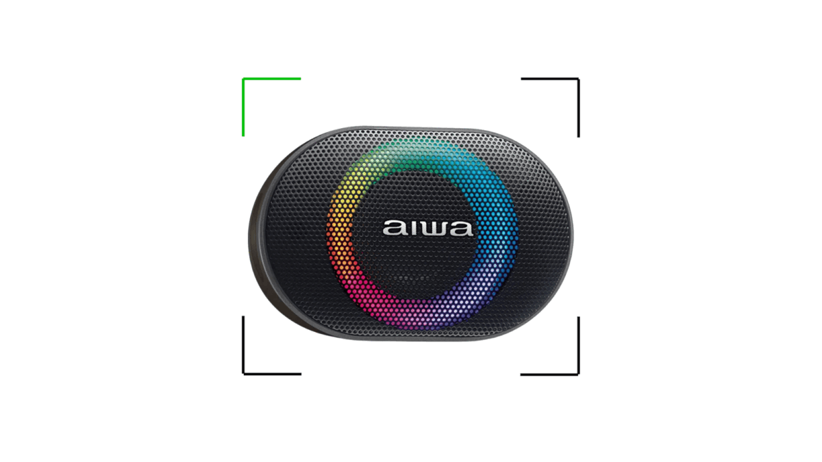 Caixa de som em oferta: modelo portátil da Aiwa com desconto arrasador