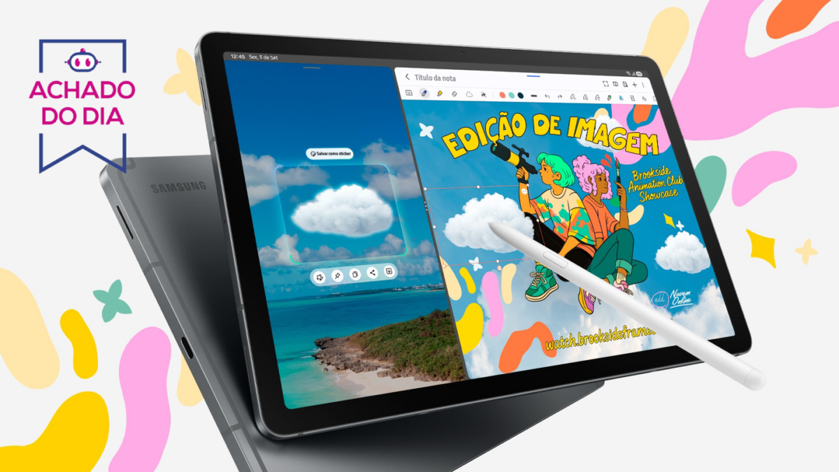 Galaxy Tab S10 Lite 5G atinge 25% OFF em até 10x sem juros em promoção histórica
