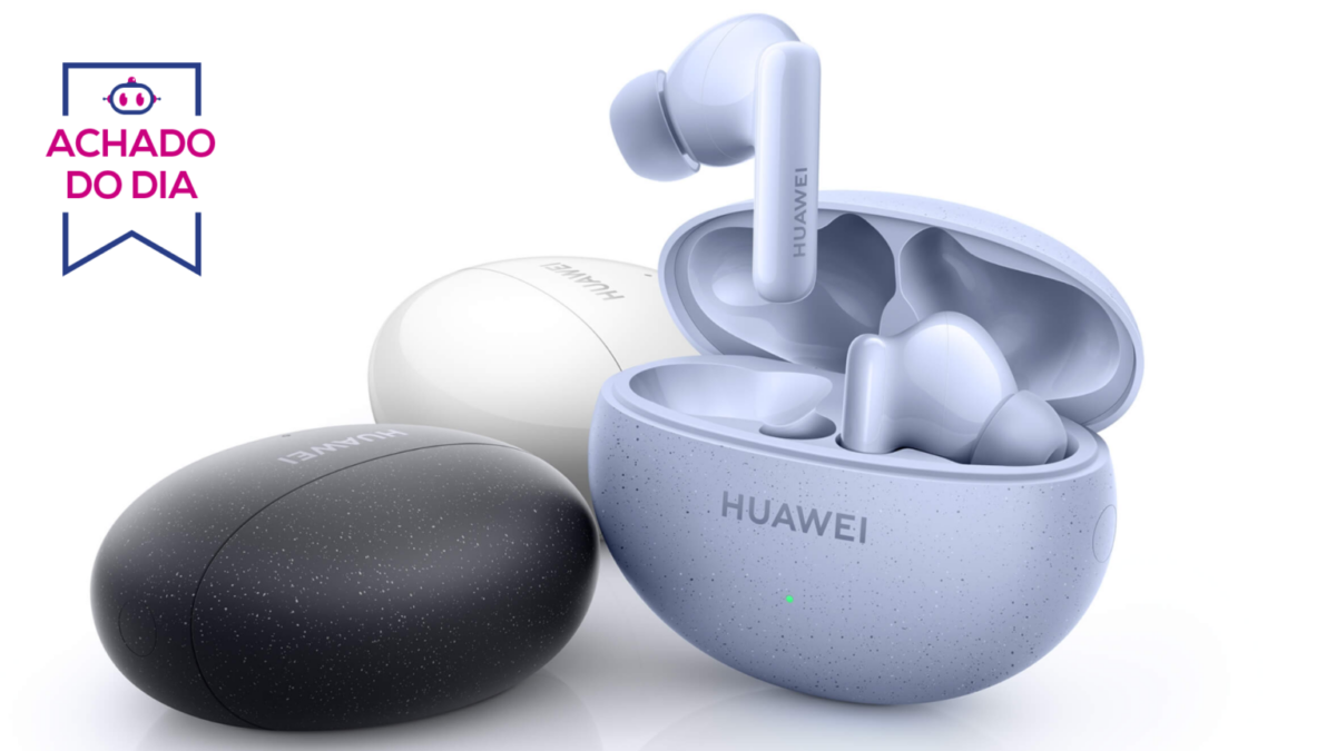 Huawei FreeBuds 5i surge em oferta por até 7x sem juros na Amazon