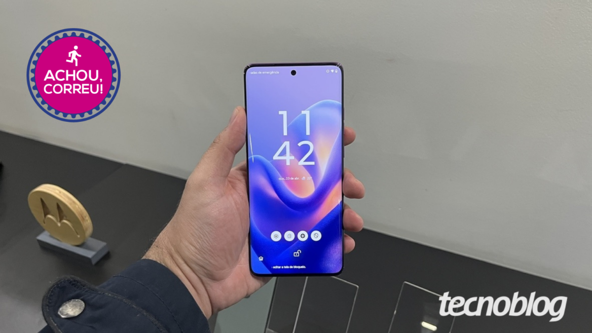 Motorola Edge 60 (512 GB) sai 46% mais barato com cupom na Amazon