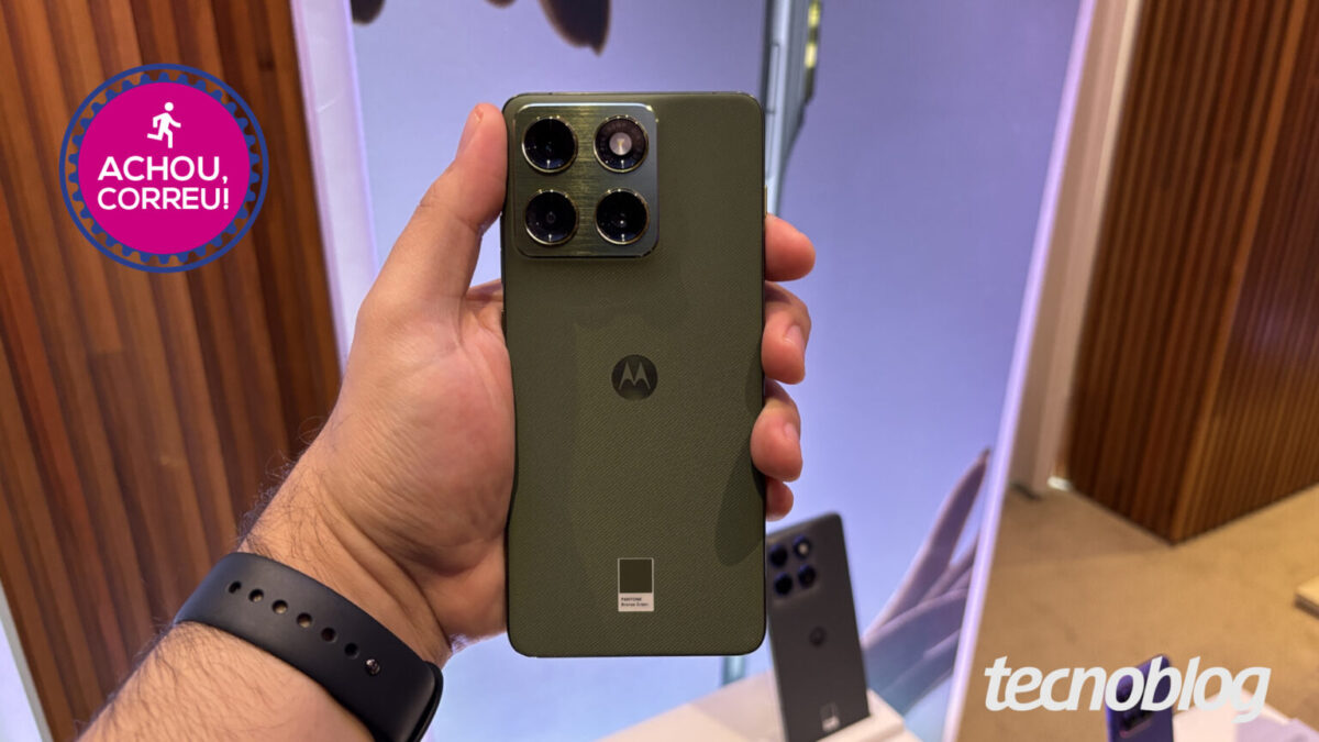 Motorola Edge 70 (256 GB) fica 26% mais barato com cupom no Mercado Livre