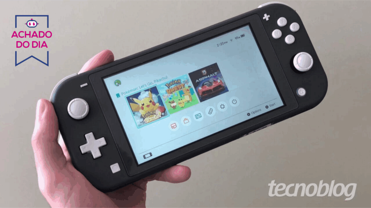 Nintendo Switch Lite fica em promoção de 35% OFF com cupom no Mercado livre