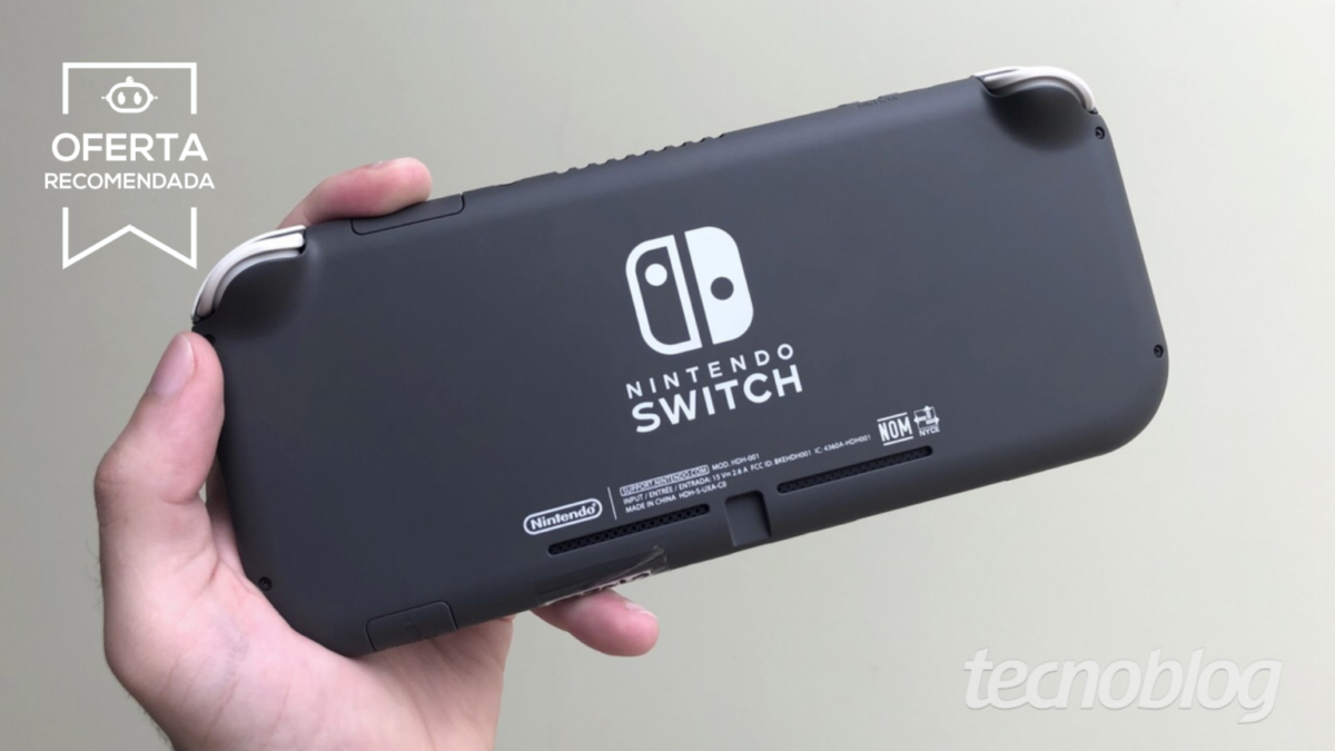 Nintendo Switch Lite sai com 33% de desconto no Mercado Livre