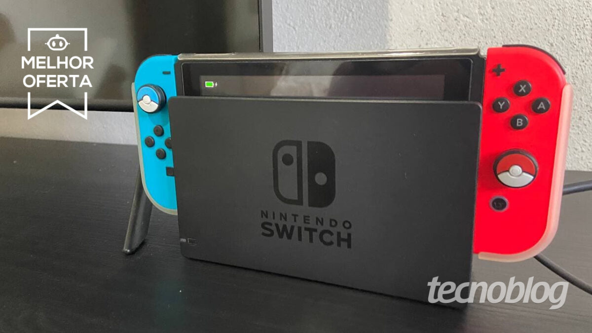 Nintendo Switch em oferta fica 38% mais barato no Mercado Livre