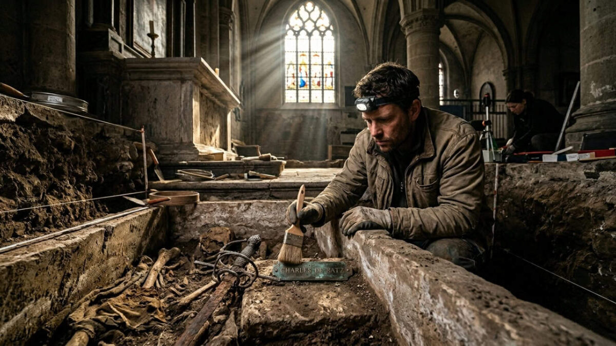 Restos mortais do herói dos ‘Três Mosqueteiros’ podem ter sido encontrados sob o altar da igreja: Teste de DNA em andamento