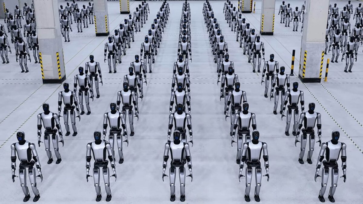 Robôs humanoides testam habilidades em meia maratona na China