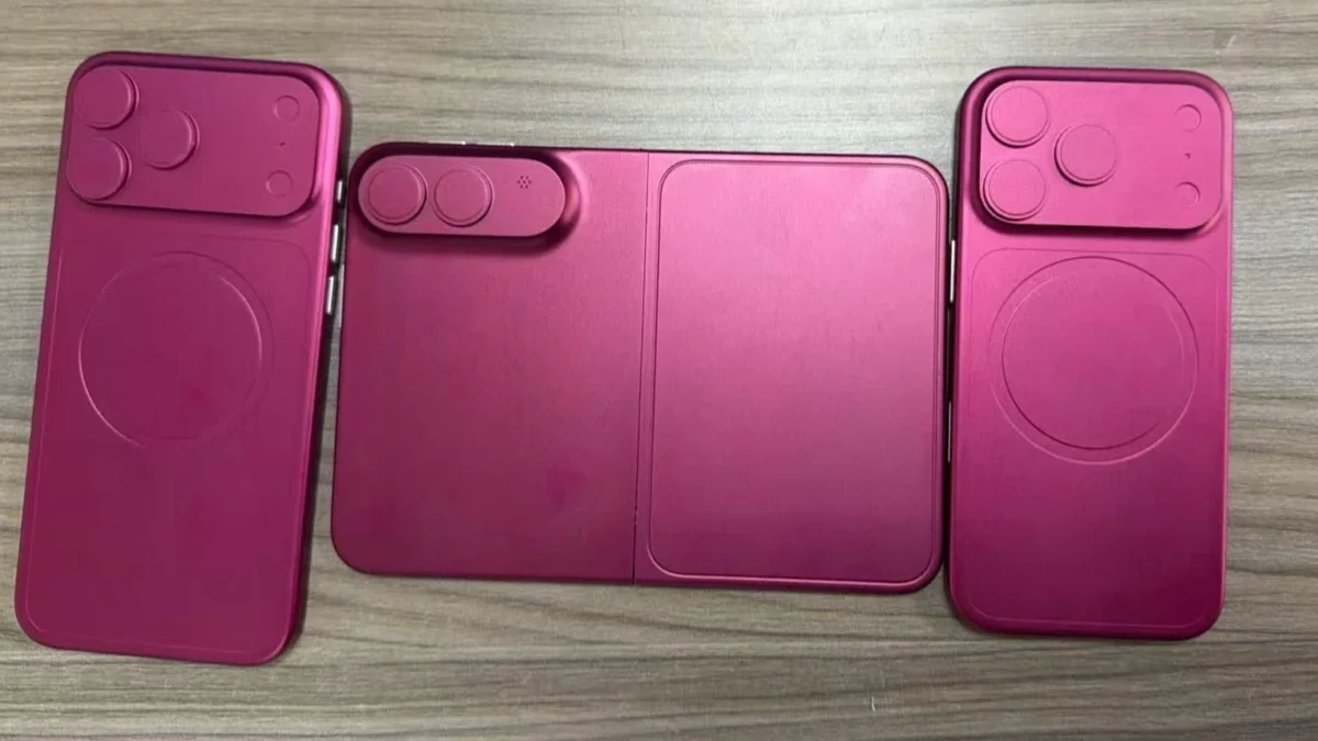 Seria este o iPhone dobrável? Imagem de protótipo cai na rede