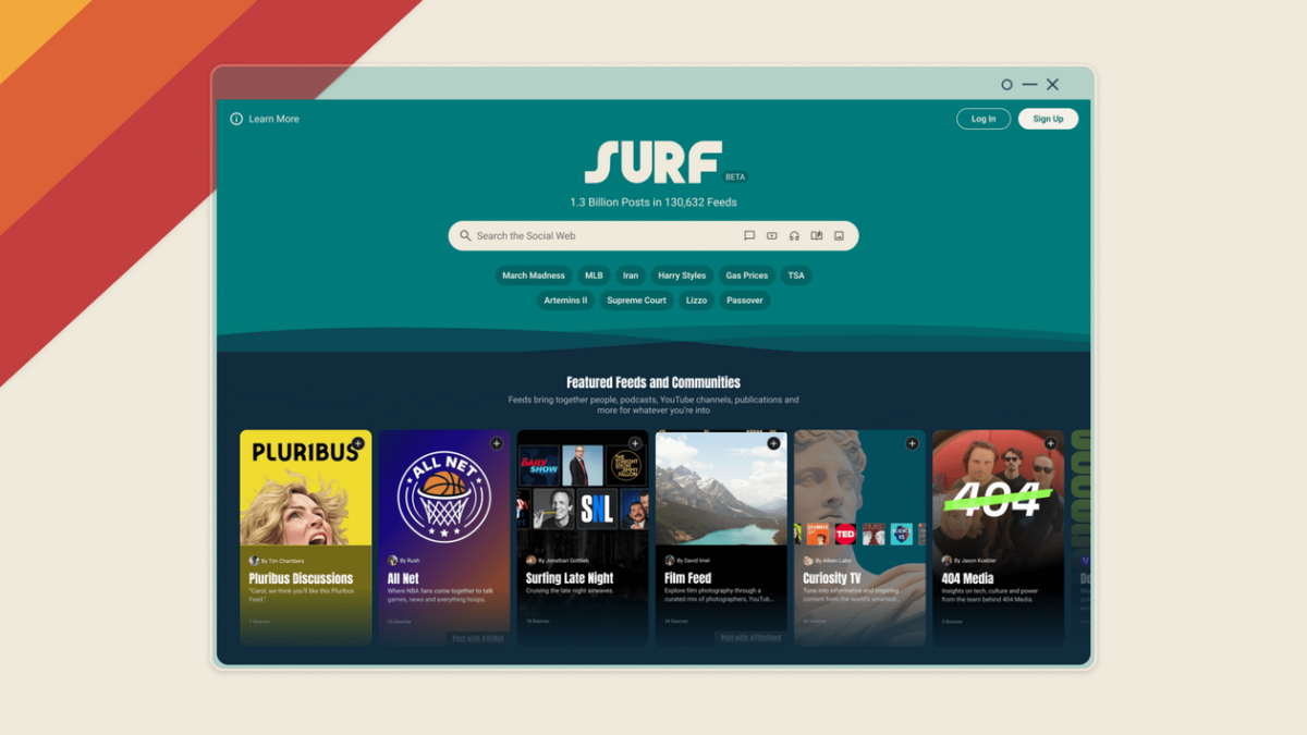 Surf, rede dos criadores do Flipboard, é lançado na web