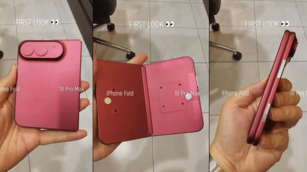 Vídeo mostra 'protótipos' do iPhone Fold e iPhone 18 Pro Max; confira