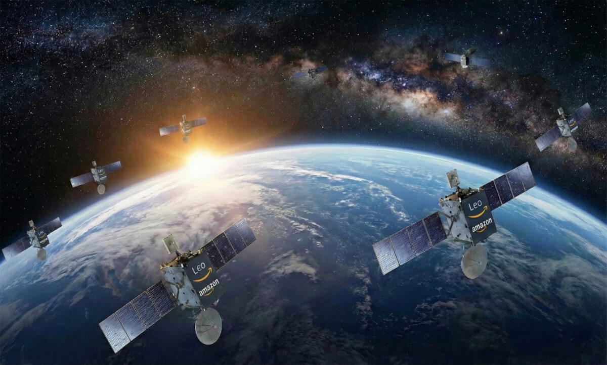 Amazon anuncia lançamento do serviço de internet via satélite Leo para meados de 2026