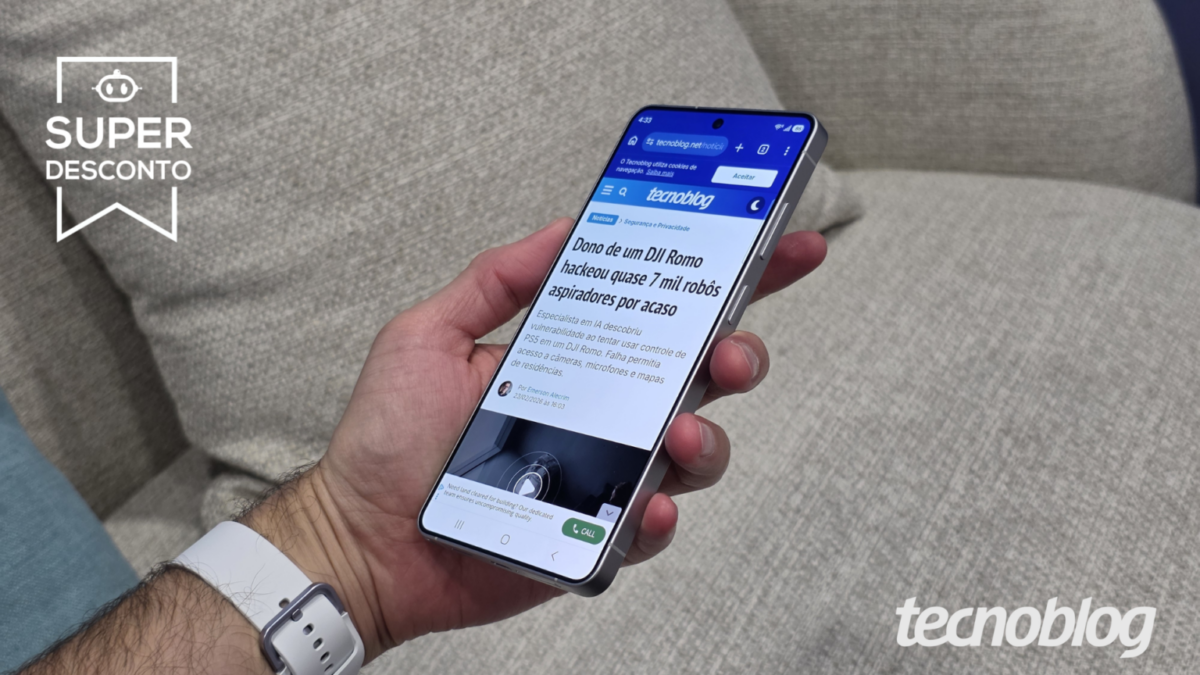 Galaxy S26 Plus (512 GB) sai com 50% de desconto em promoção com cupom