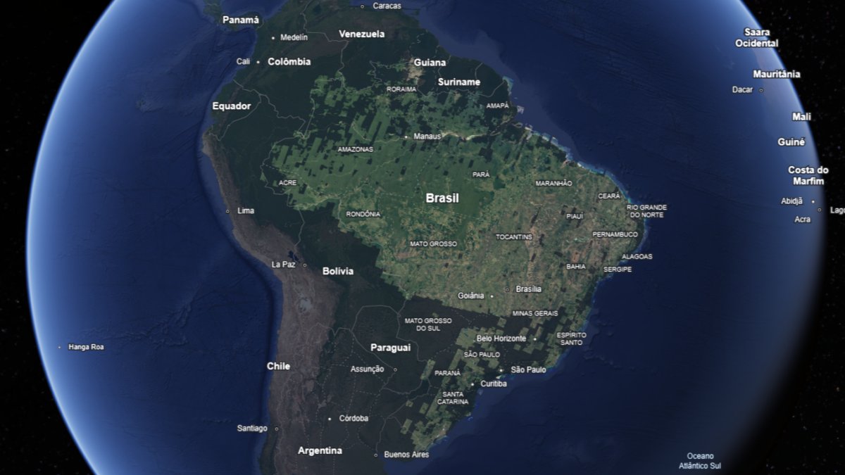 Google libera imagens mais nítidas do Brasil para monitoramento florestal