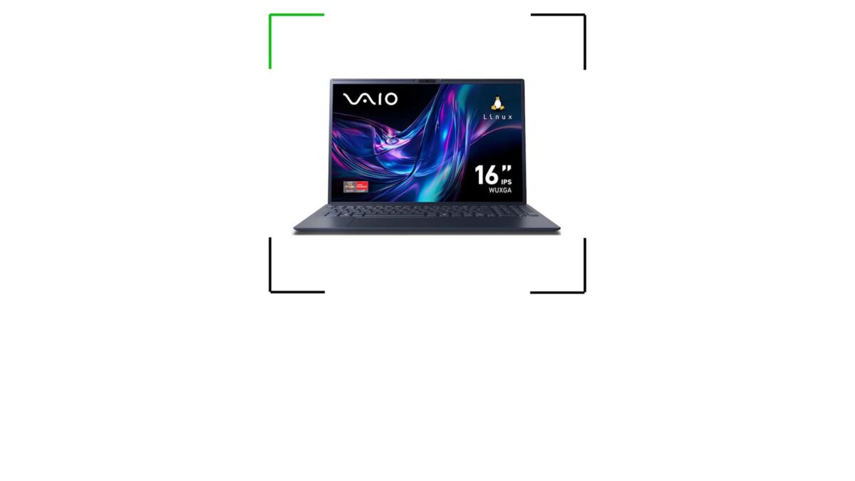 Notebook potente em oferta: modelo Vaio com 16 GB de RAM e processador Ryzen 7 com desconto