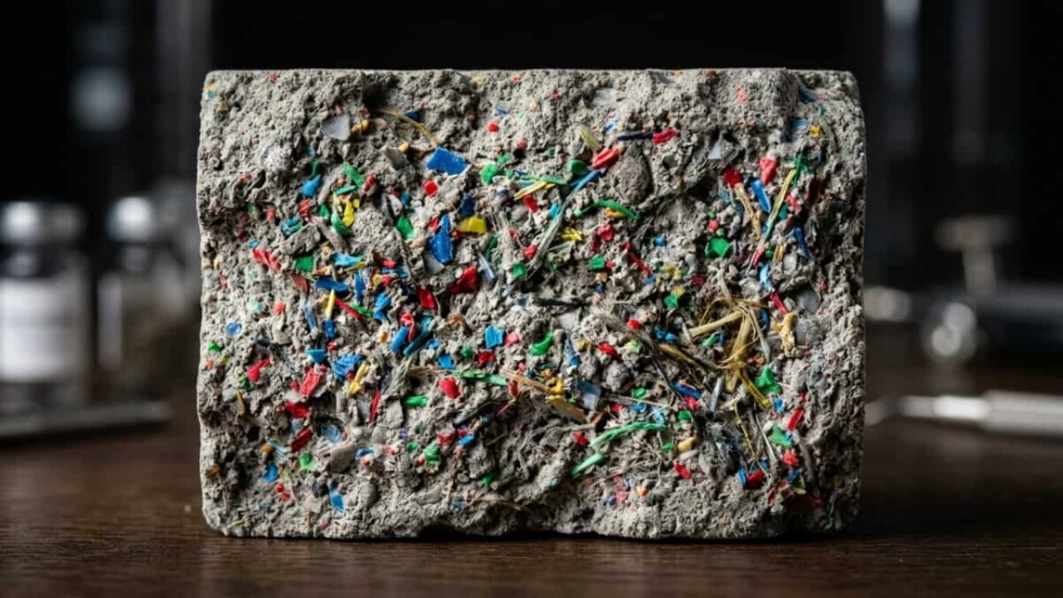 Resíduos de difícil reciclagem moldam concreto leve para pavimentação de estradas