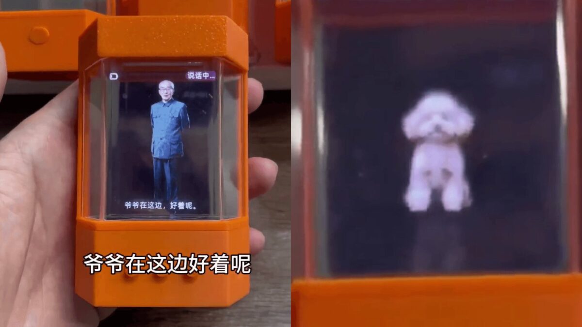 China recria pessoas e pets falecidos em com dispositivo digital