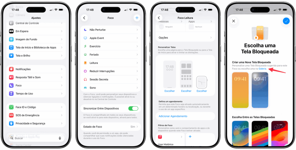 Como criar uma nova Tela Bloqueada ao criar ou editar um modo Foco [iPhone e iPad]