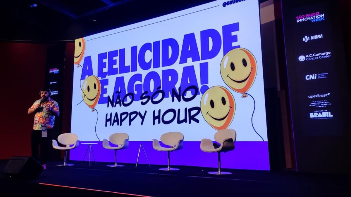Felicidade no trabalho aumenta lucro e produtividade, diz Bruno Gonçalves no SPIW