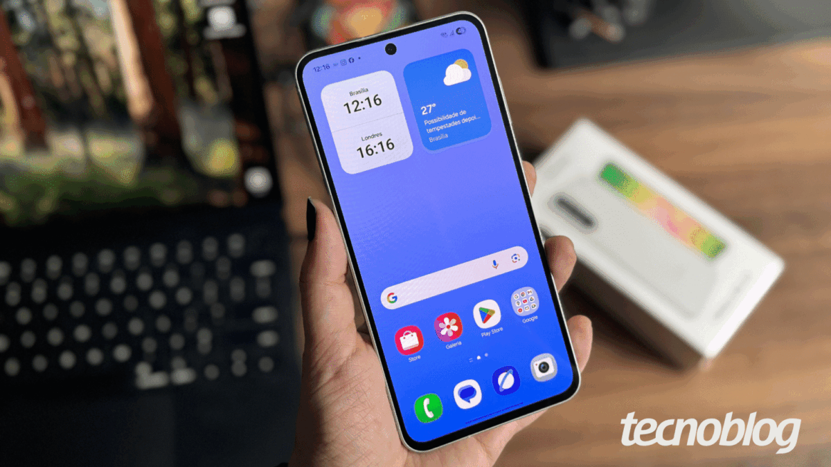 Galaxy A56 do Brasil começa a receber One UI 8.5