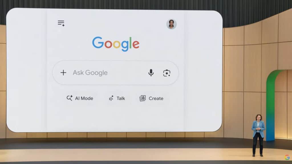 Google muda caixa de busca após 25 anos e amplia foco em IA