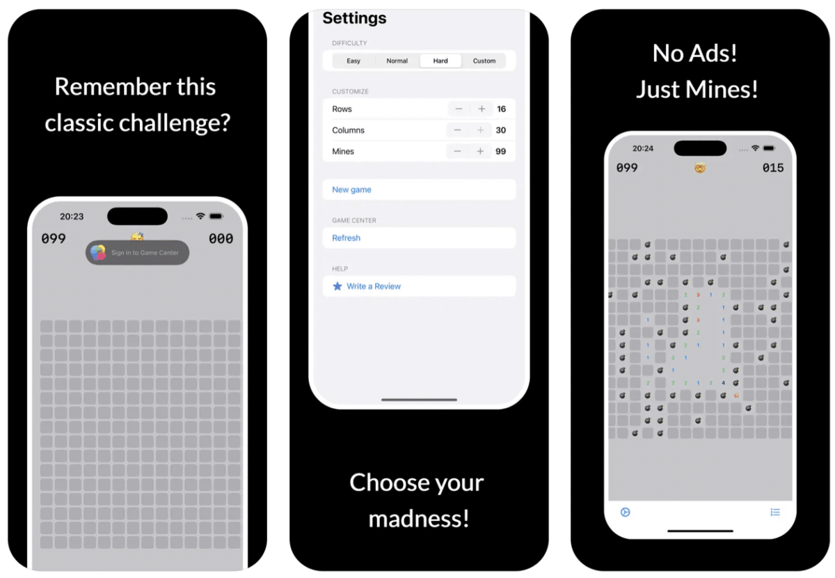 Promoções na App Store: Minesweeper v1.0, Streets of Rage 4, PXL – mosaic art e mais!
