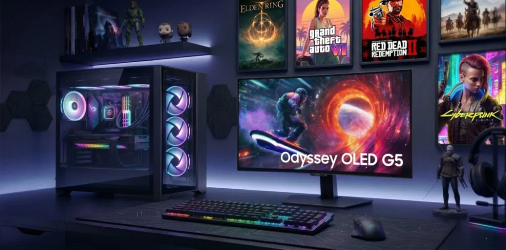 REVIEW: monitor Odyssey OLED G5 é a opção econômica, sem largar da qualidade