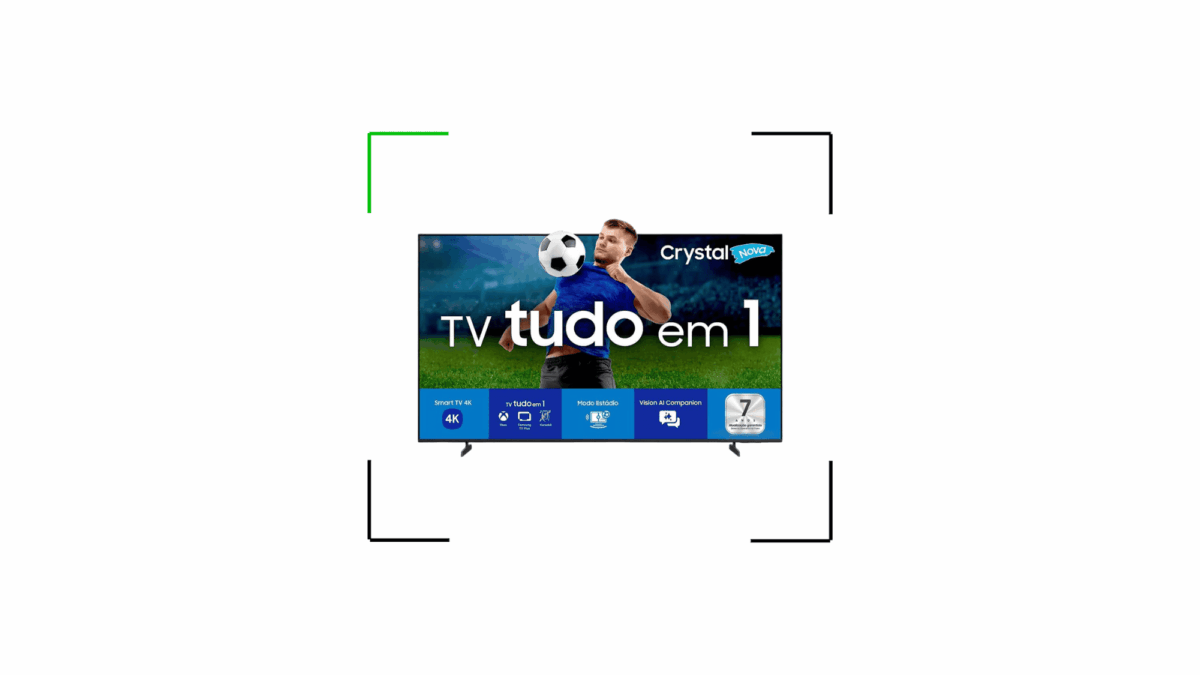 Samsung TV 70″ 4K com 14% OFF: Crystal UHD por R$ 3.799