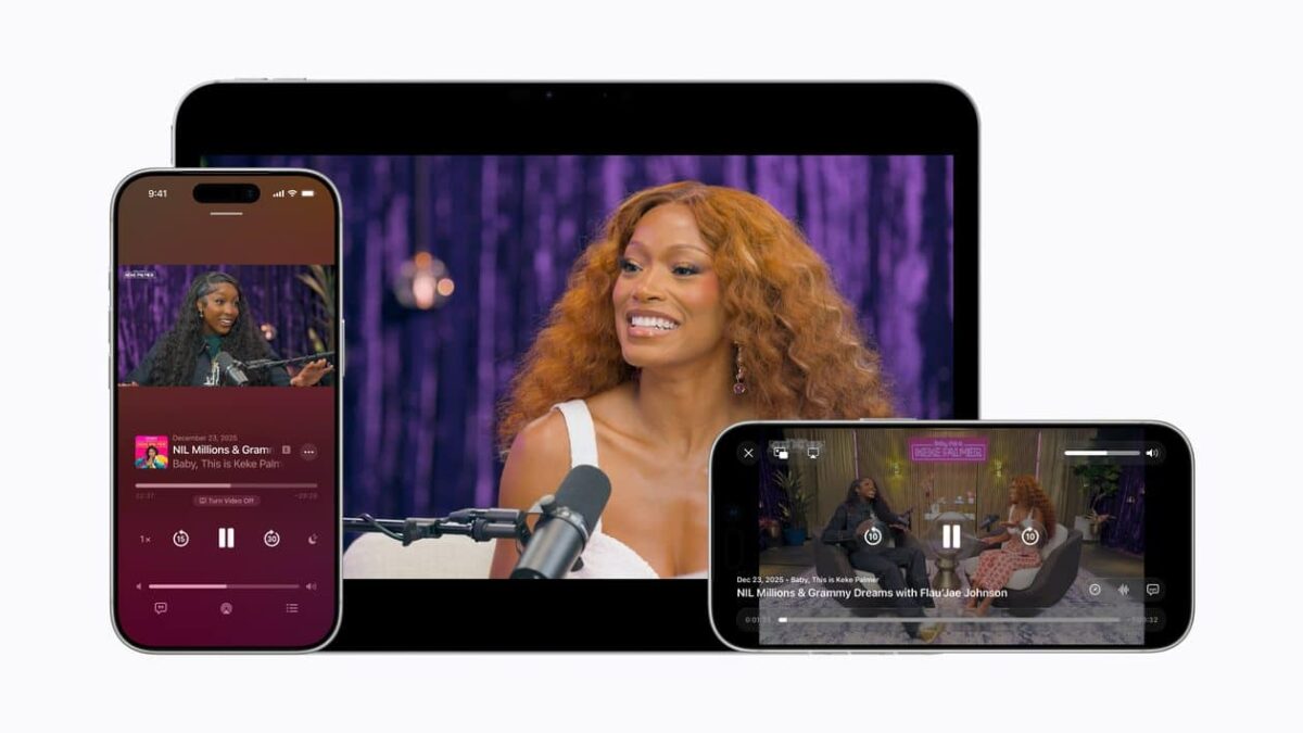 Spotify adotará tecnologia desenvolvida pela Apple para podcasts em vídeo