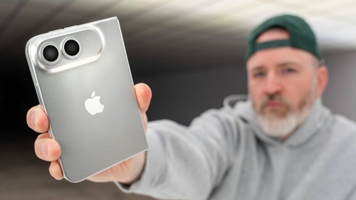 YouTuber publica hands-on de dummy do possível iPhone dobrável