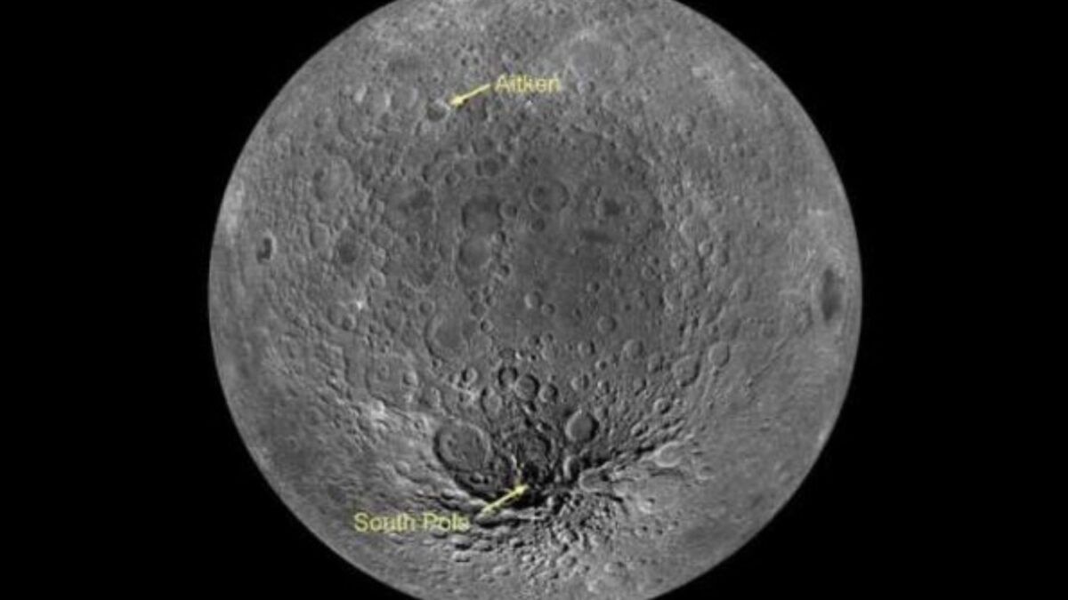 A maior cratera lunar talvez esconda pistas do início do Sistema Solar